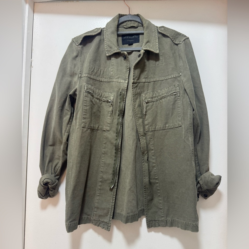 AllSaints Olive Green Jacket